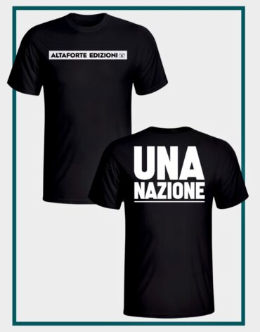 t shirt UNA NAZIONE - Altaforte Edizioni